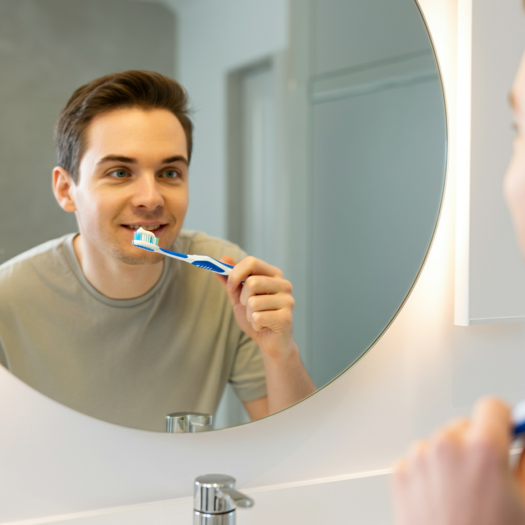 spazzolare i denti